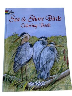 💥 FREE WITH PURCHASE - Dover Sea & Shore Birds Coloring Book by Ruth Soffer